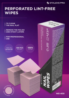 Staleks Lint Free Nail Wipes 400 stuks