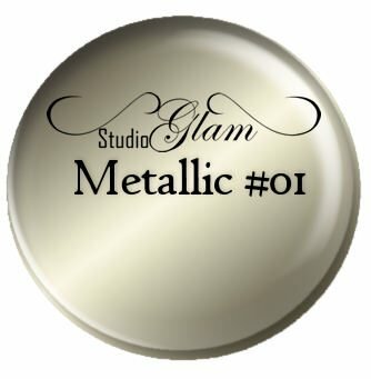 Studio Glam Metallic Art-Gel Collectie 6 kleuren 