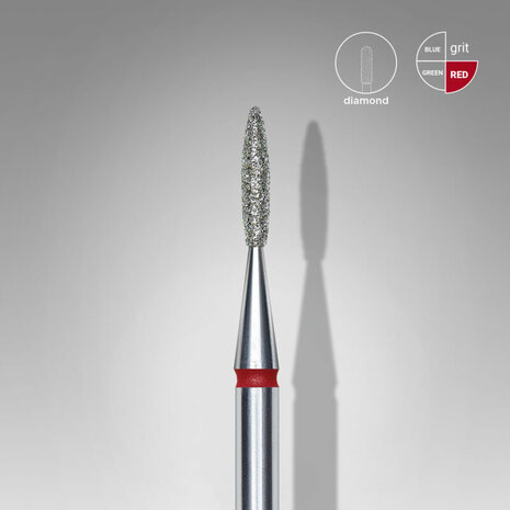 Staleks Diamond Nail Bit "Flame" FA10R016/8